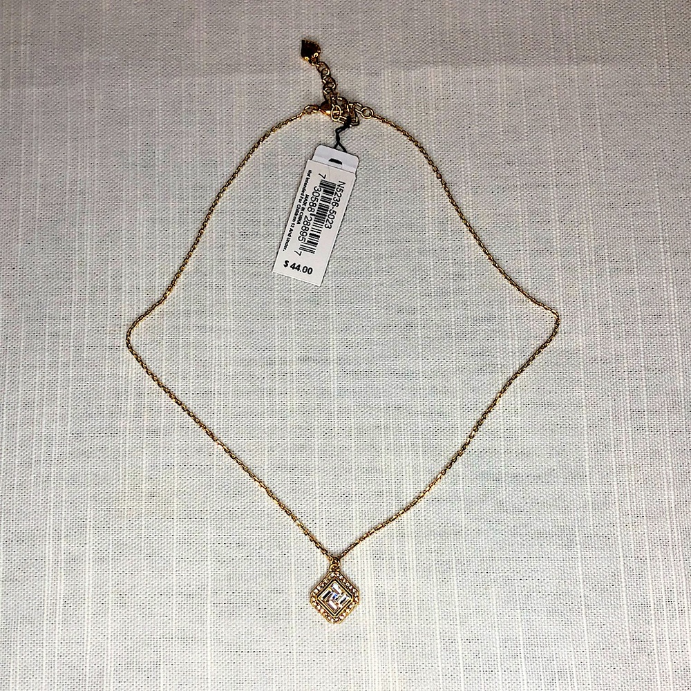 Carolee Gold-Tone Pendant Necklace - Picture 2 of 10